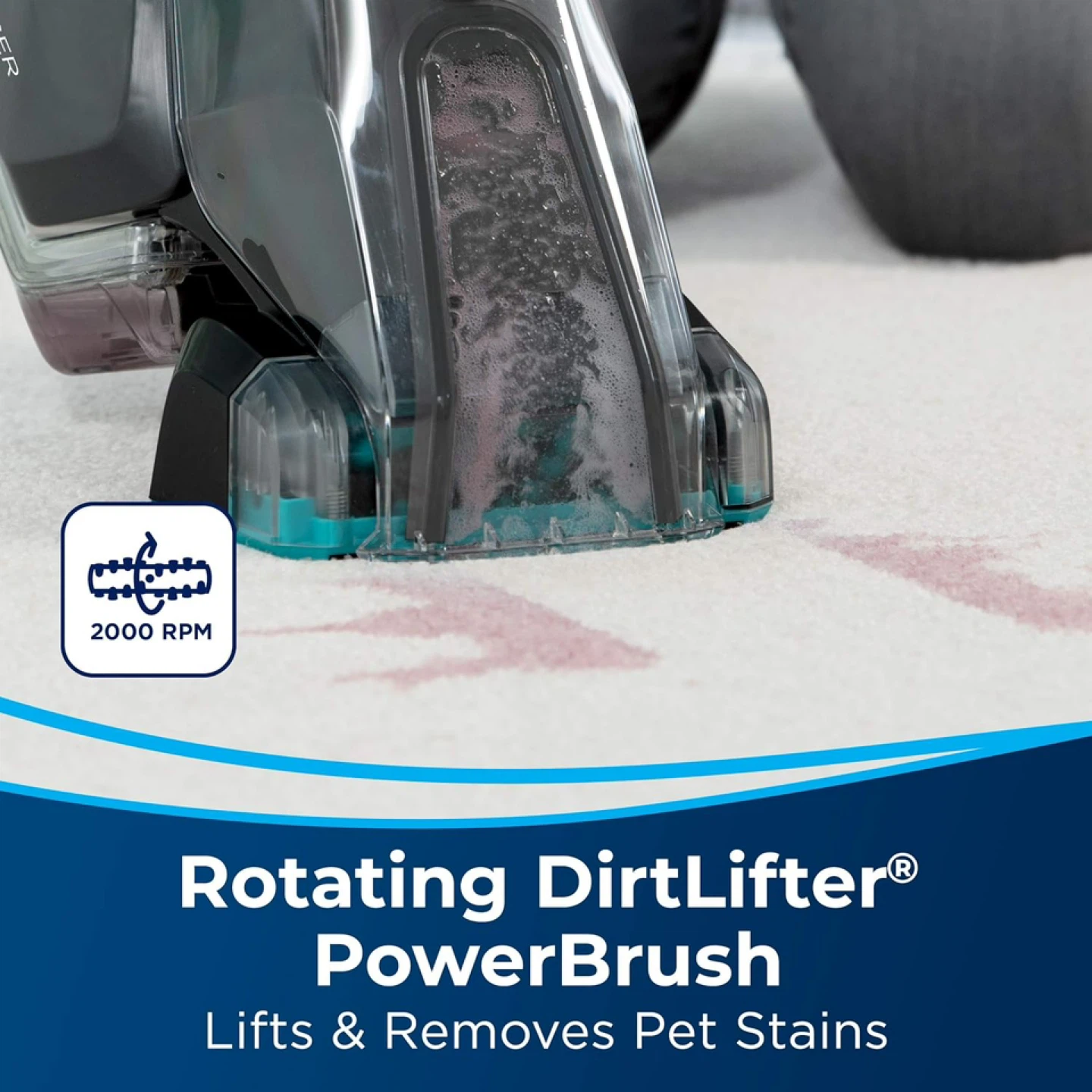 Bissell Pet Stain Eraser PowerBrush Deluxe Cordless Spot Cleaner - photo 3