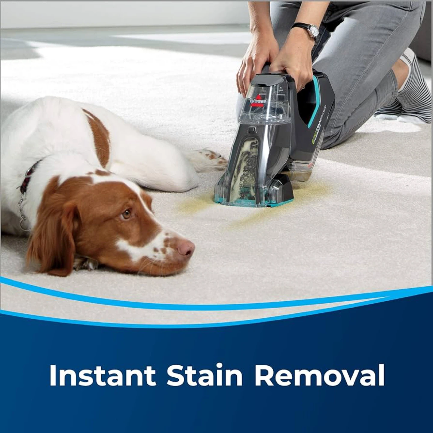 Bissell Pet Stain Eraser PowerBrush Deluxe Cordless Spot Cleaner - photo 2
