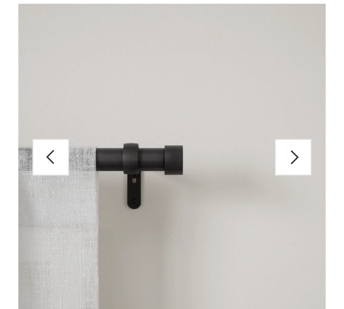 Umbra Cuppa Curtain Rod - Black - photo 2