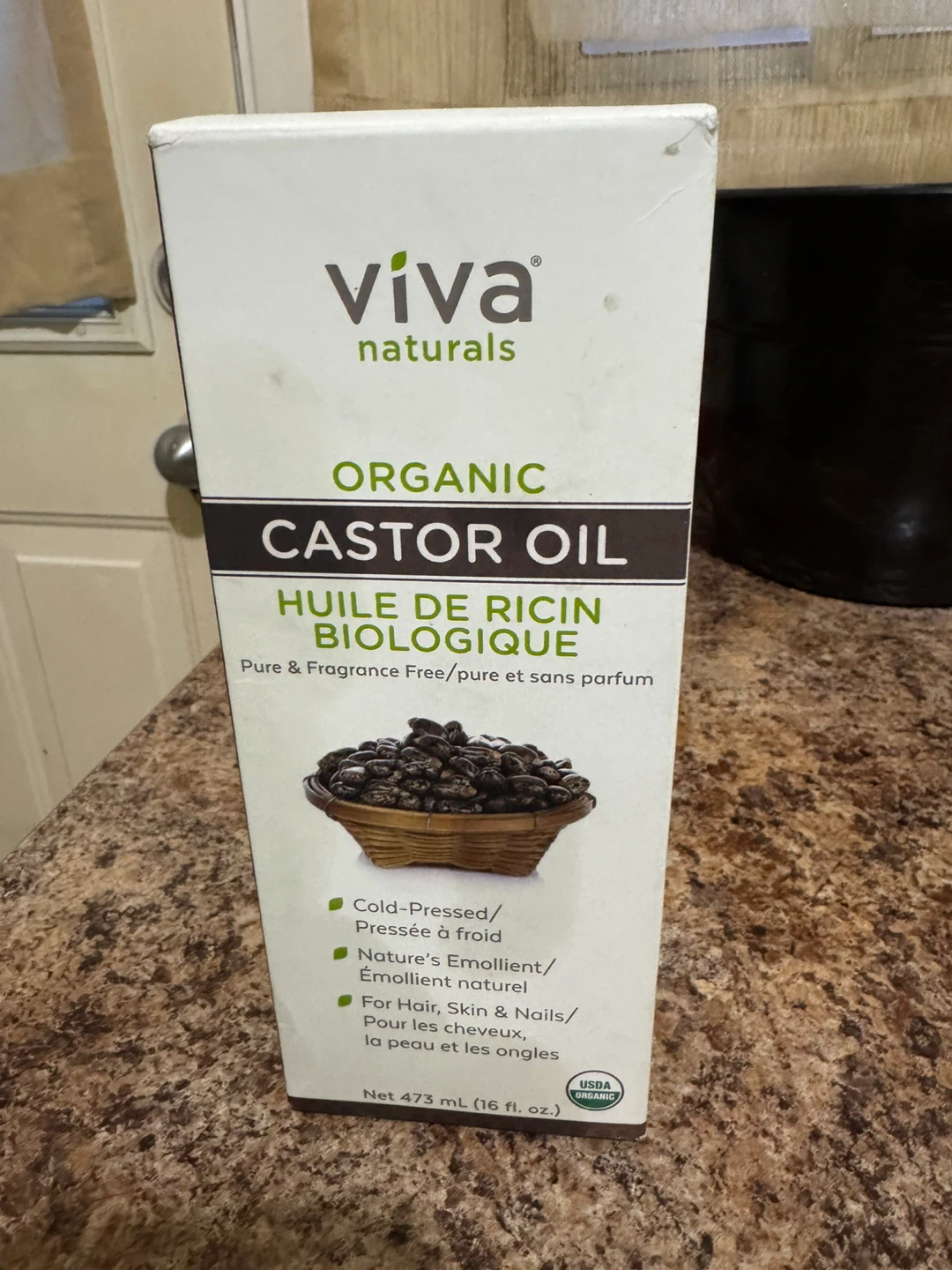 Viva Naturals Organic Castor Oil 473 mL