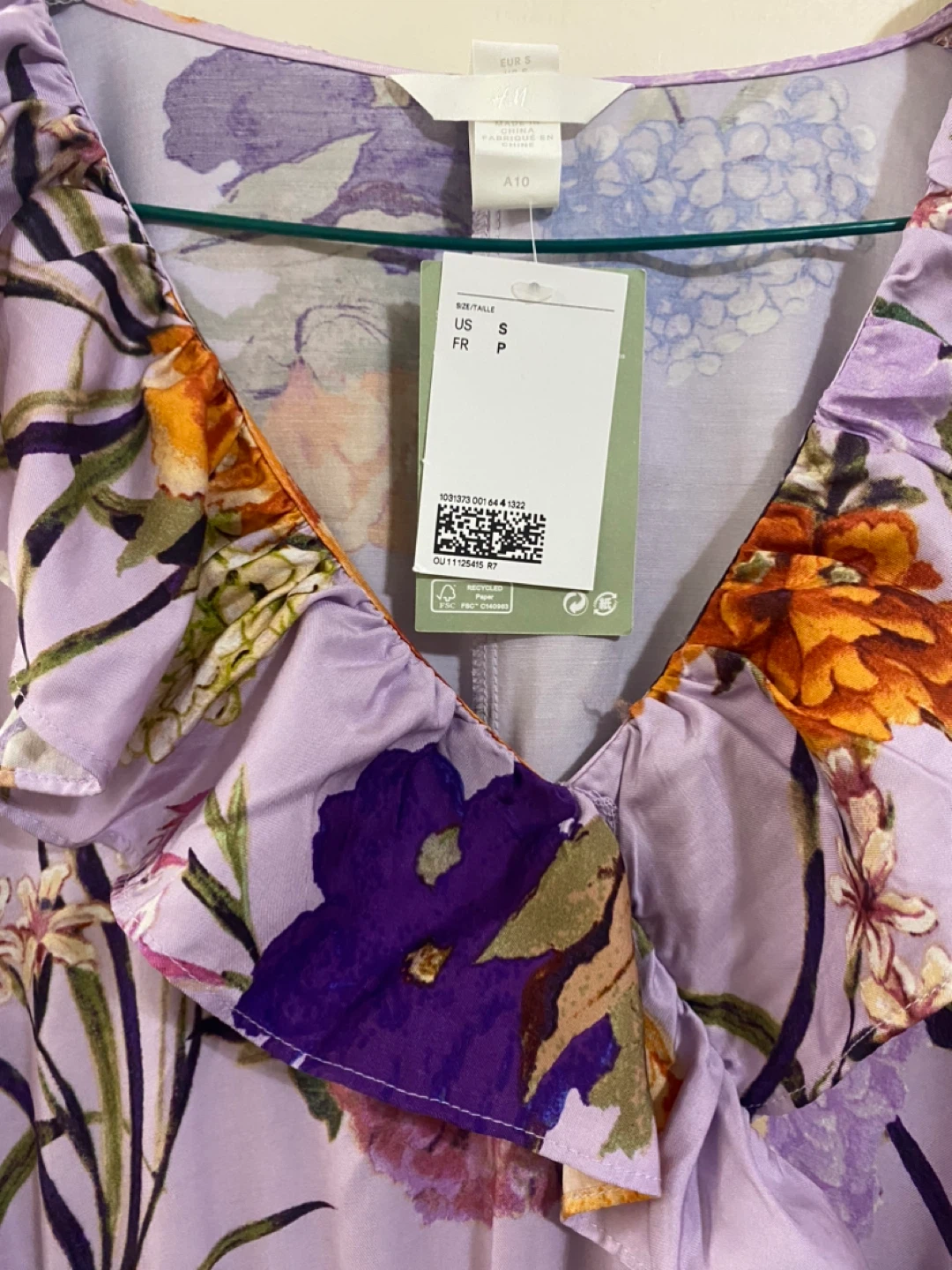 H&M Floral Maxi Dress Size S - photo 2