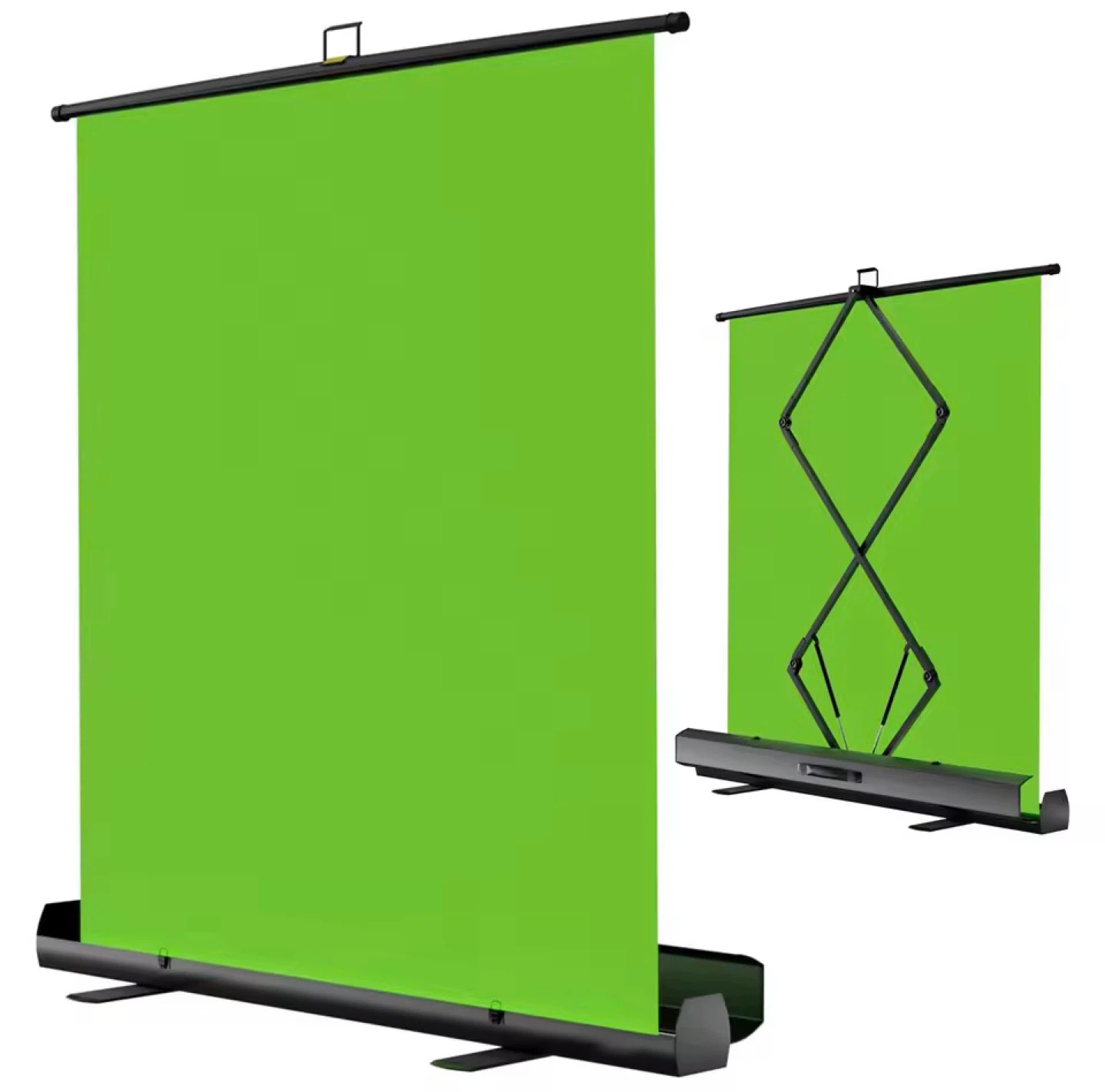 Green Screen Backdrop - Portable Collapsible Chroma Key Screen