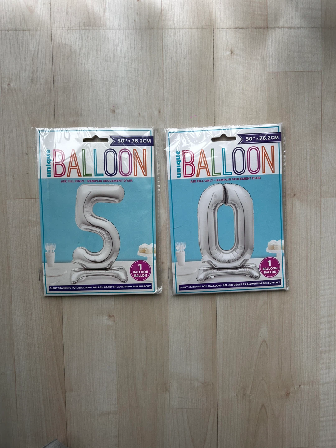 50th Birthday Foil Balloons