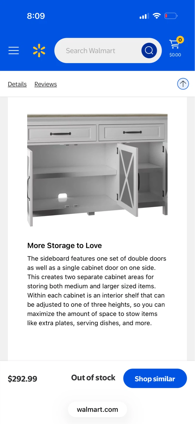 Twin Star Home Modern Farmhouse Sideboard - photo 2