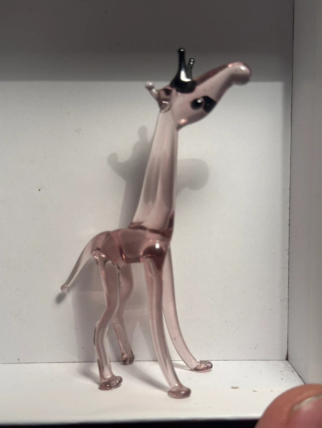 Set of 4 Lamp work art Glass Animal - photo 3