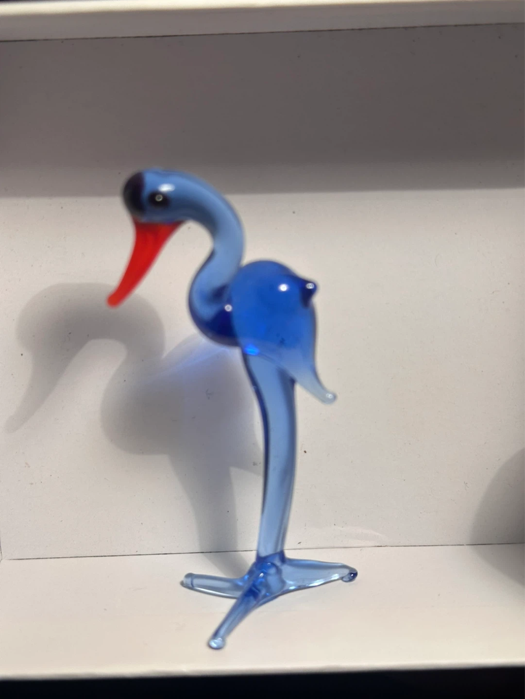 Set of 4 Lamp work art Glass Animal - photo 5