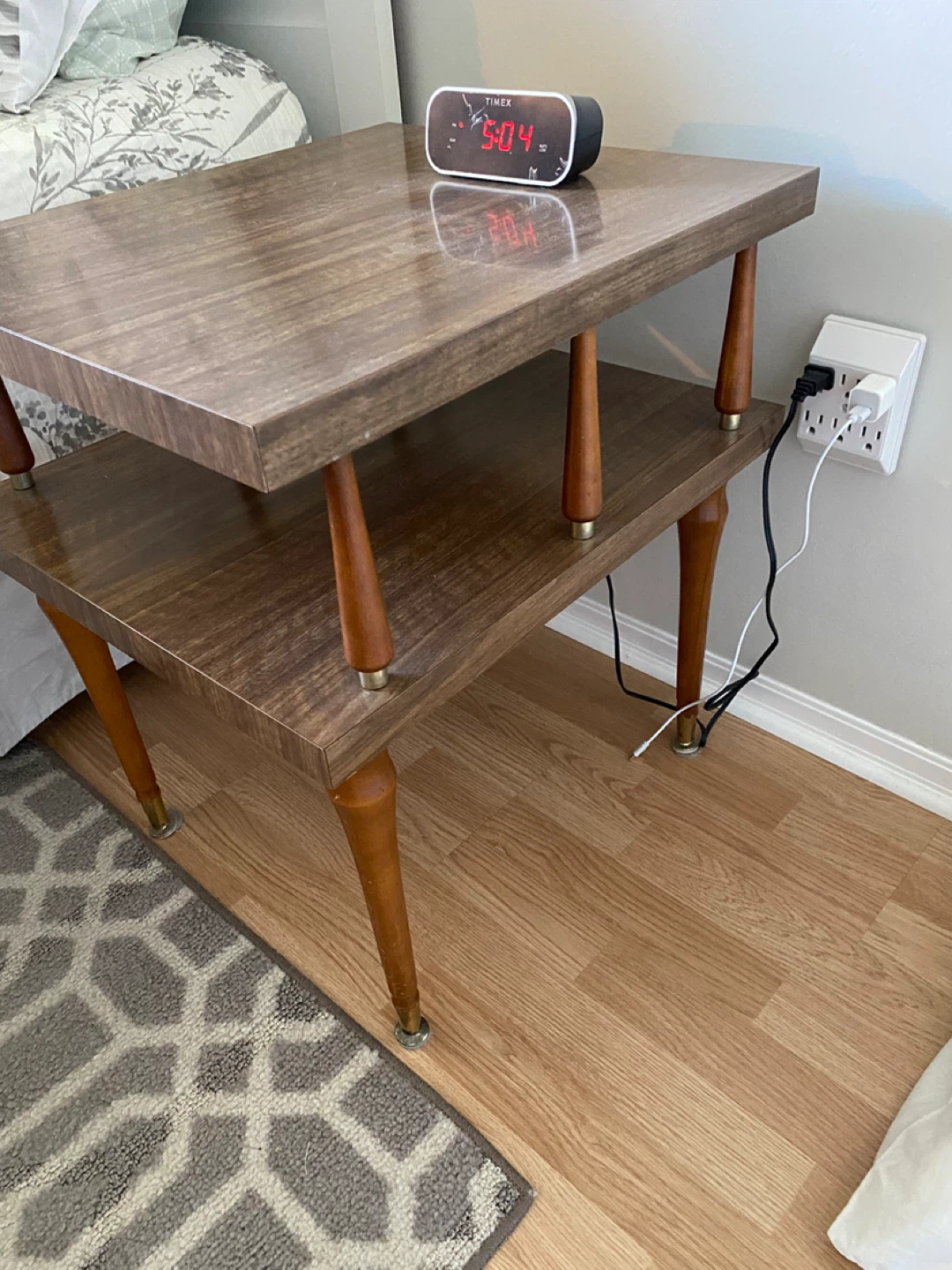 Vintage Two-Tiered End Table