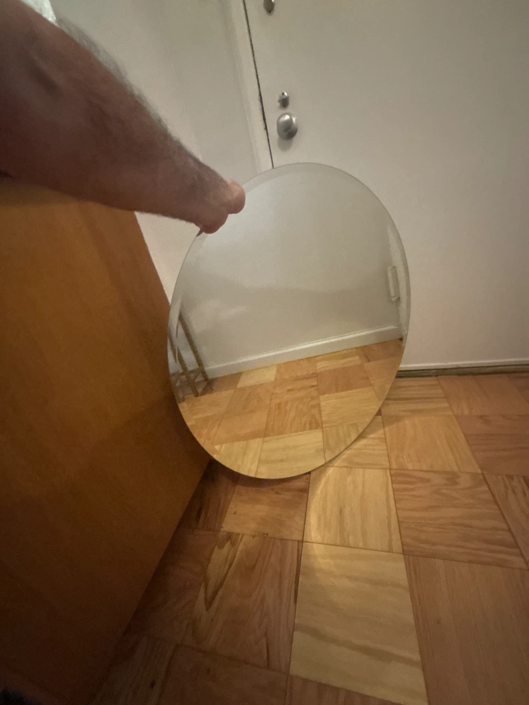 Frameless Oval Mirror - photo 2