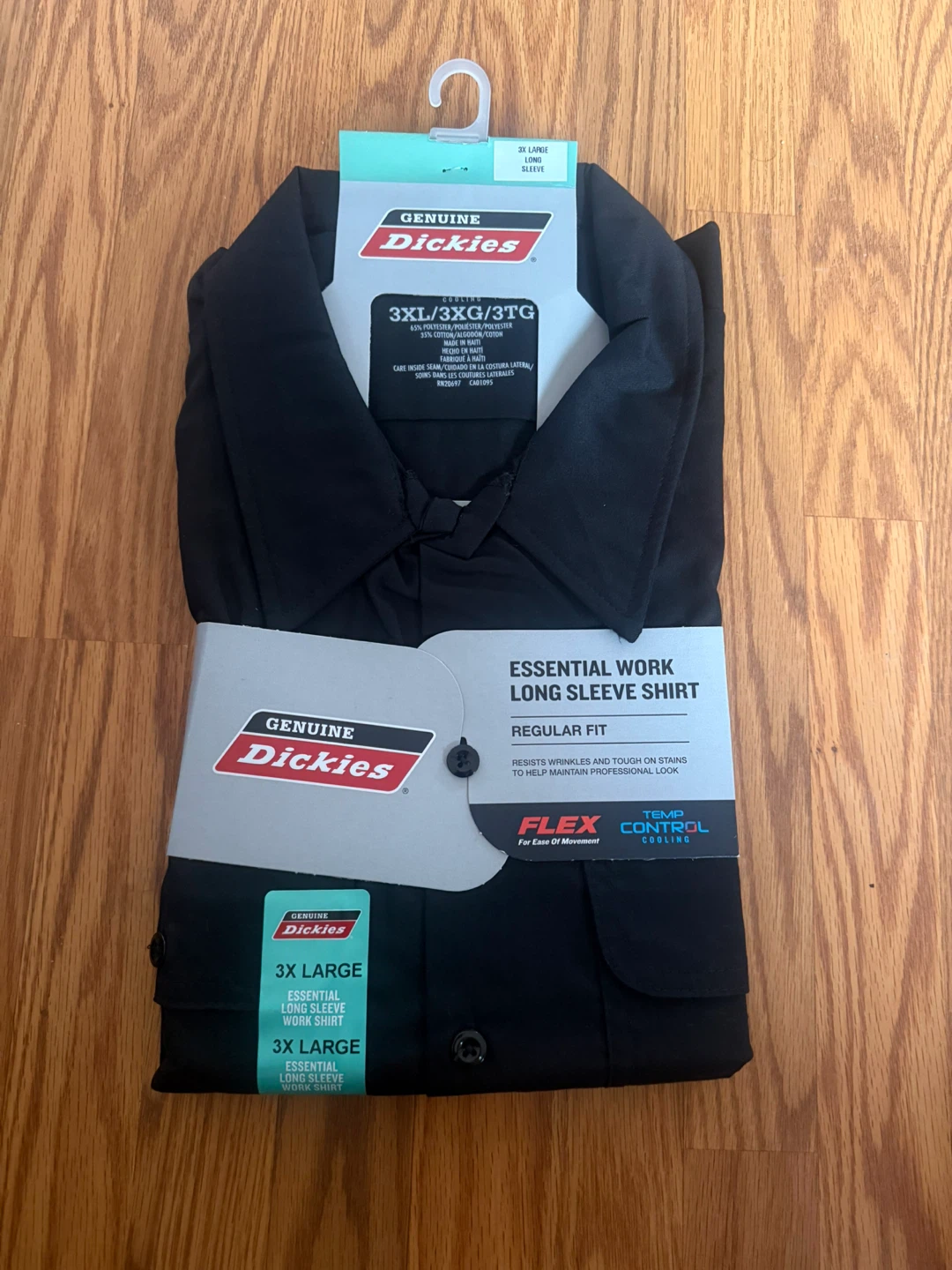 Dickies Essential Work Long Sleeve Shirt 3XL Black