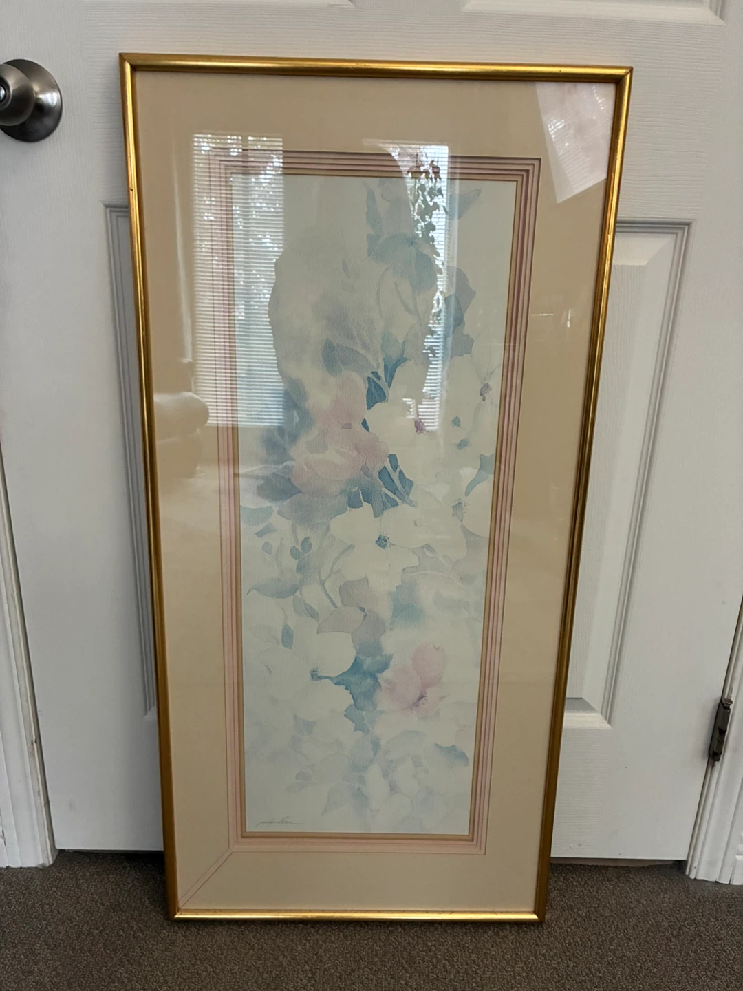 Framed Floral Art Print