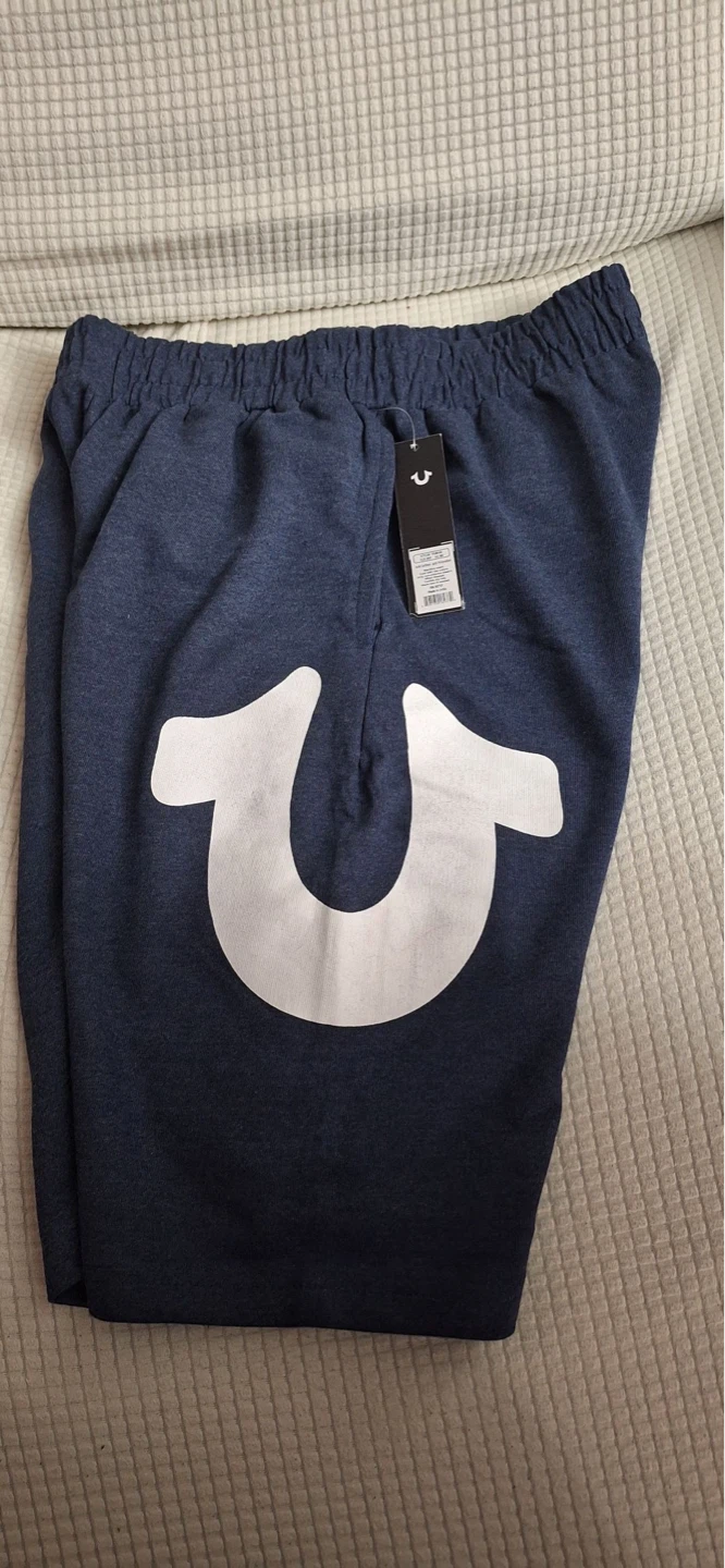 True Religion Lounge Wear Shorts - Blue - Medium - photo 4