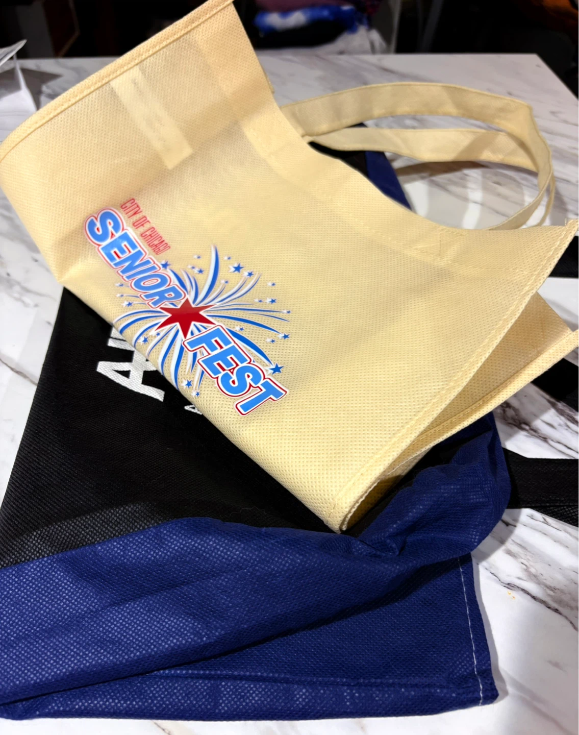 Two Reusable Tote Bags
