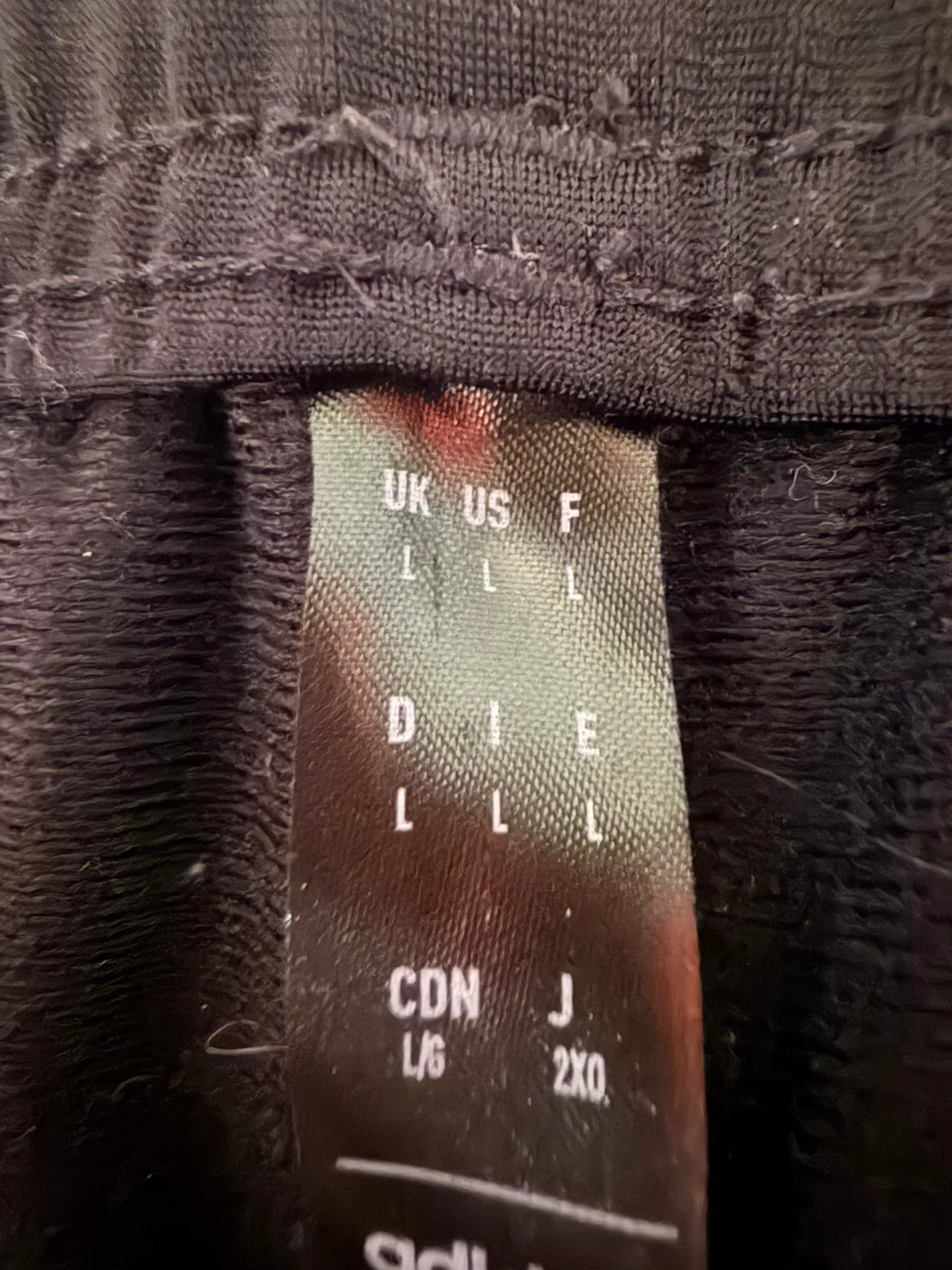 Adidas Black Track Pants Size L - photo 3