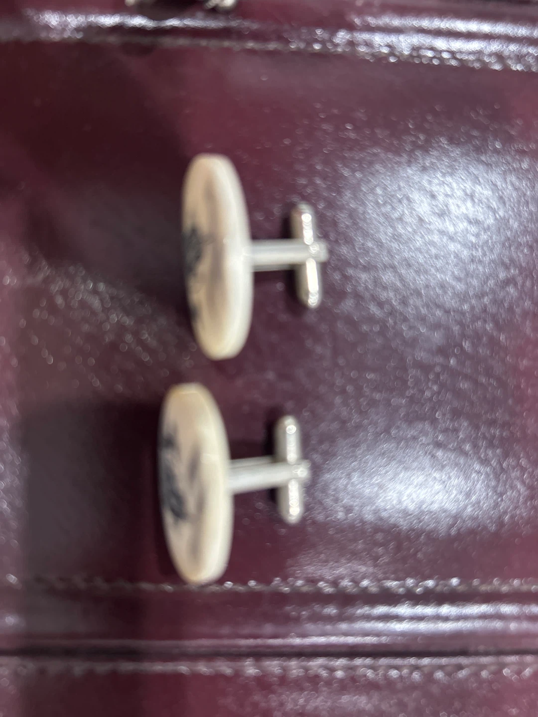Cufflinks and Tie Tack Set with Sailing Ship Design - photo 2