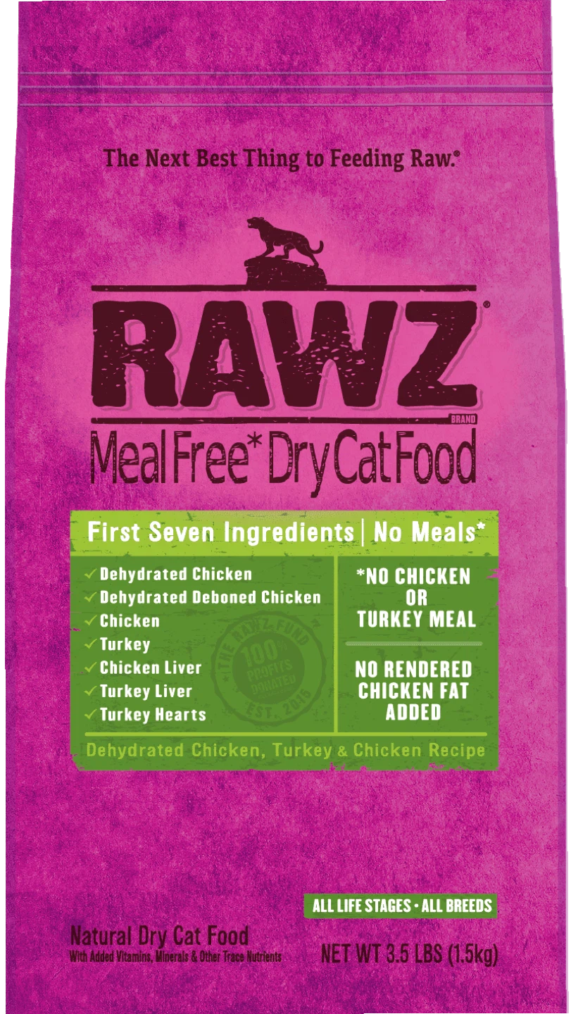 RAWZ Meal Free Dry Cat Food - 3.5 LBS