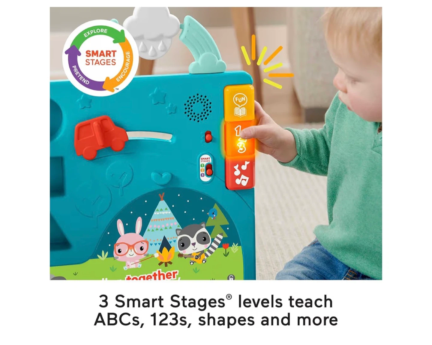 Fisher-Price Laugh & Learn Smart Stages 2-in-1 Play Set - photo 2