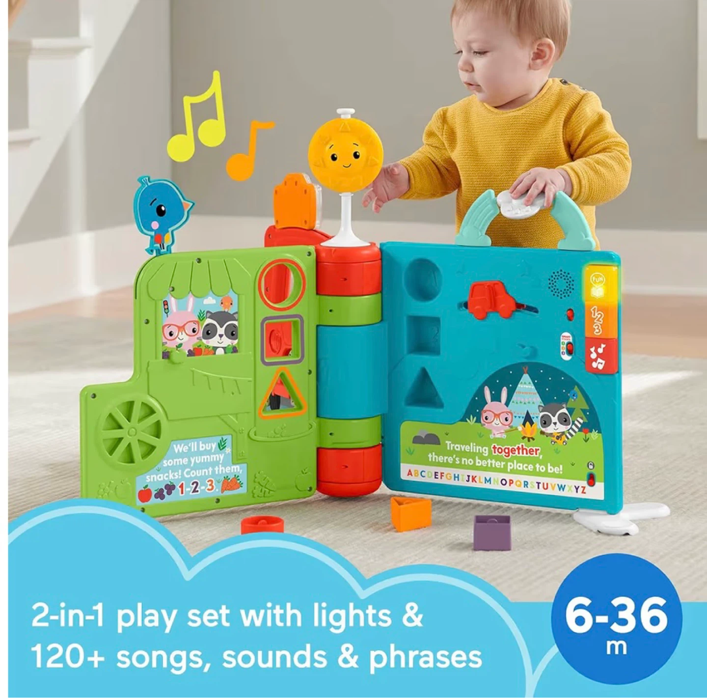 Fisher-Price Laugh & Learn Smart Stages 2-in-1 Play Set - photo 3