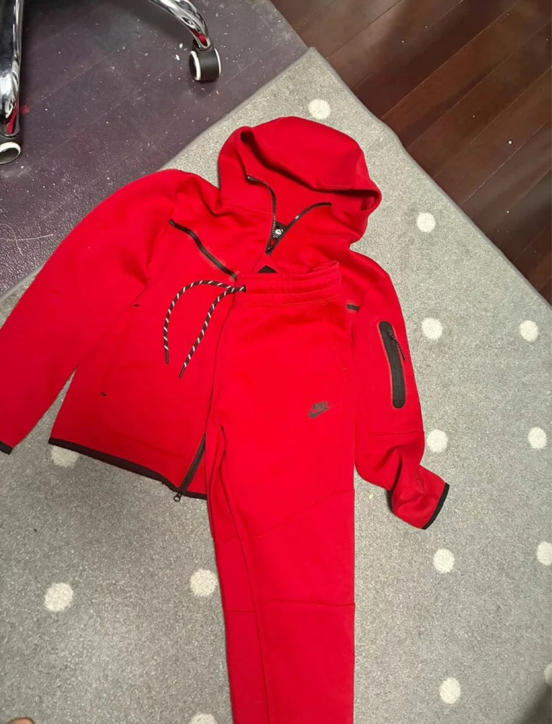 Nike Tech Fleece Tracksuit Set - Red - photo 2