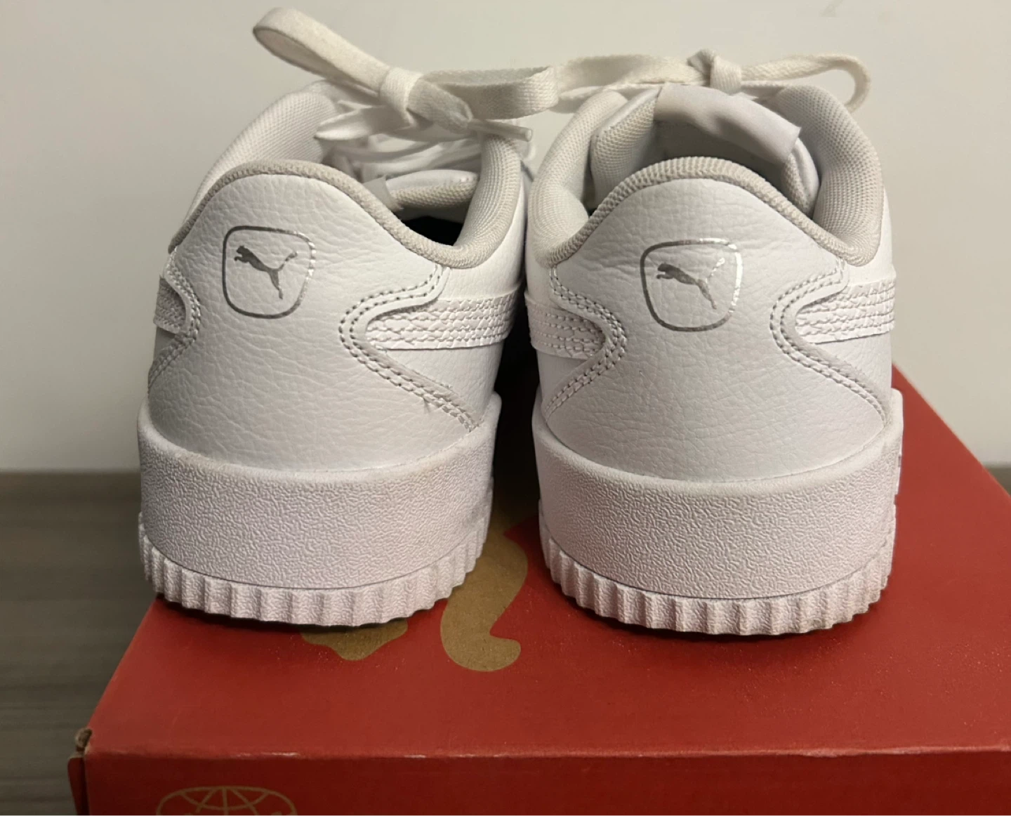 Puma Women's White Court Shoes size 8 - photo 5