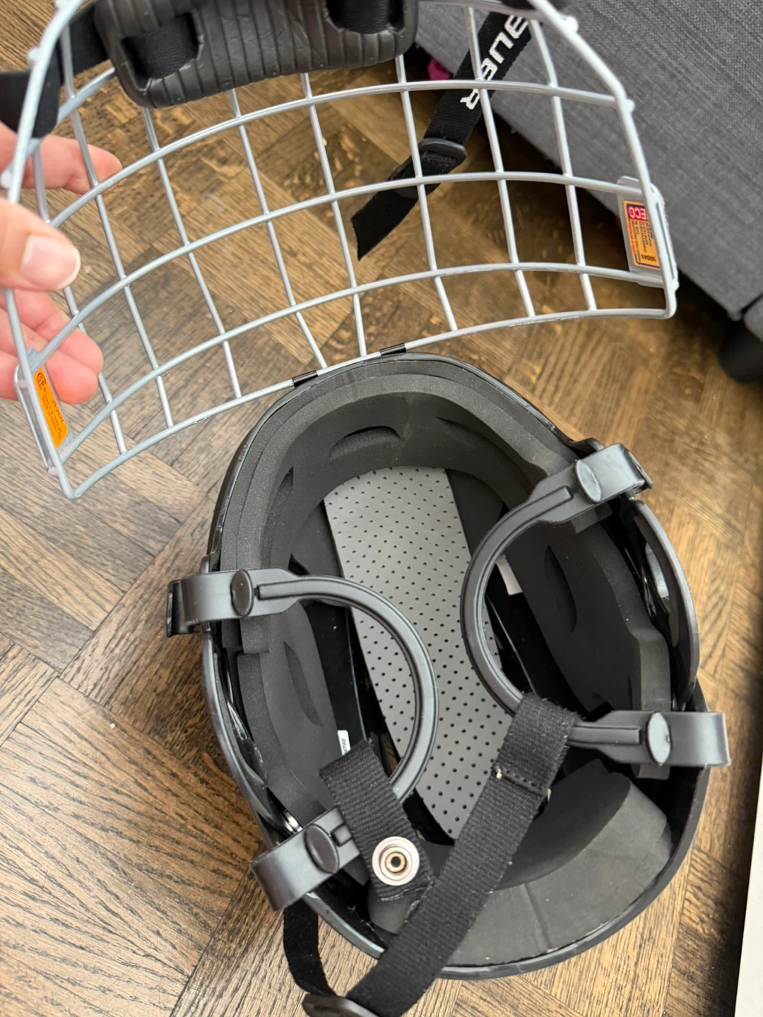 Bauer BHH2100JR Hockey Helmet with Cage - photo 2