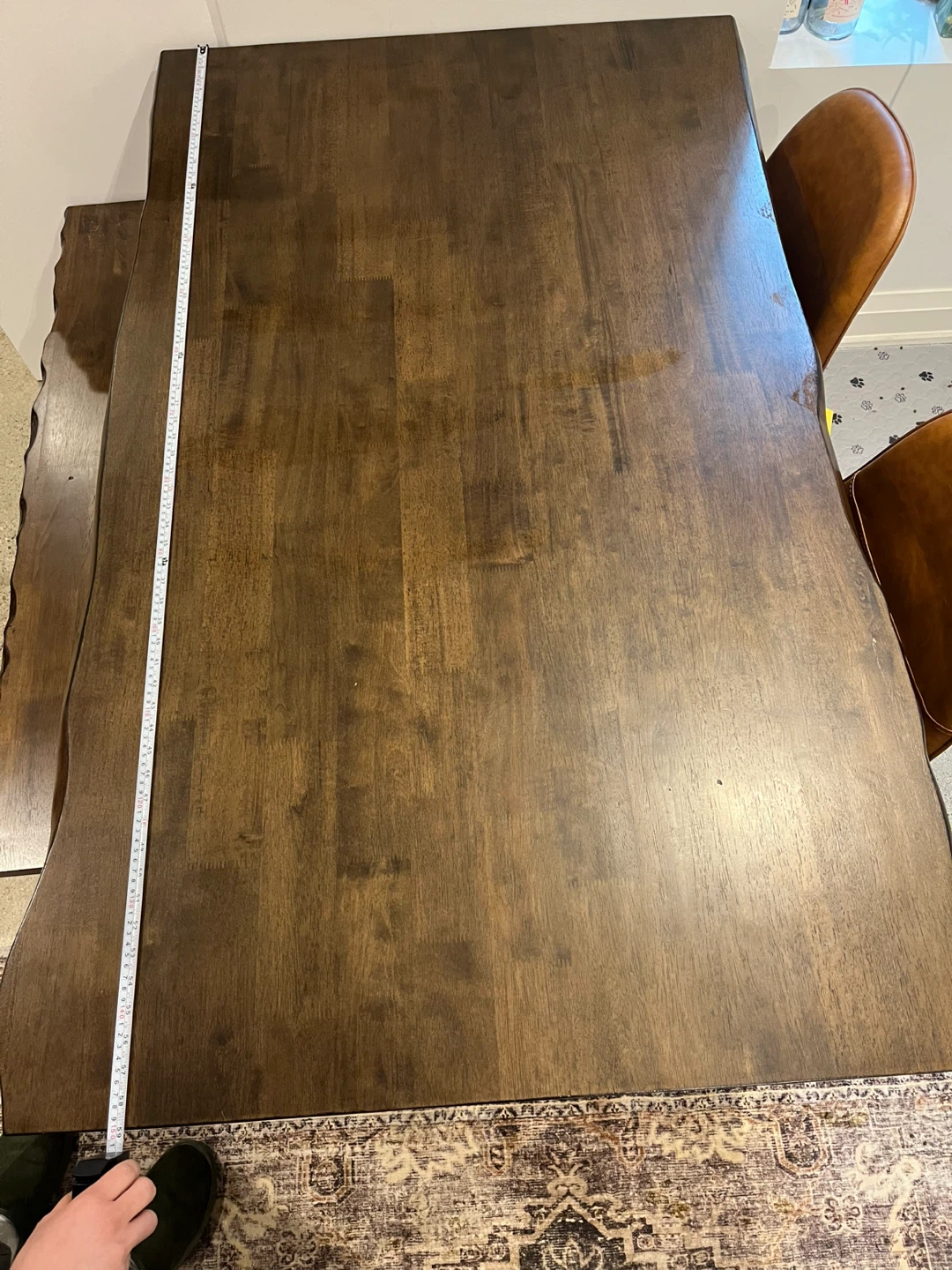Solid Wood Dining Table & Bench - photo 2