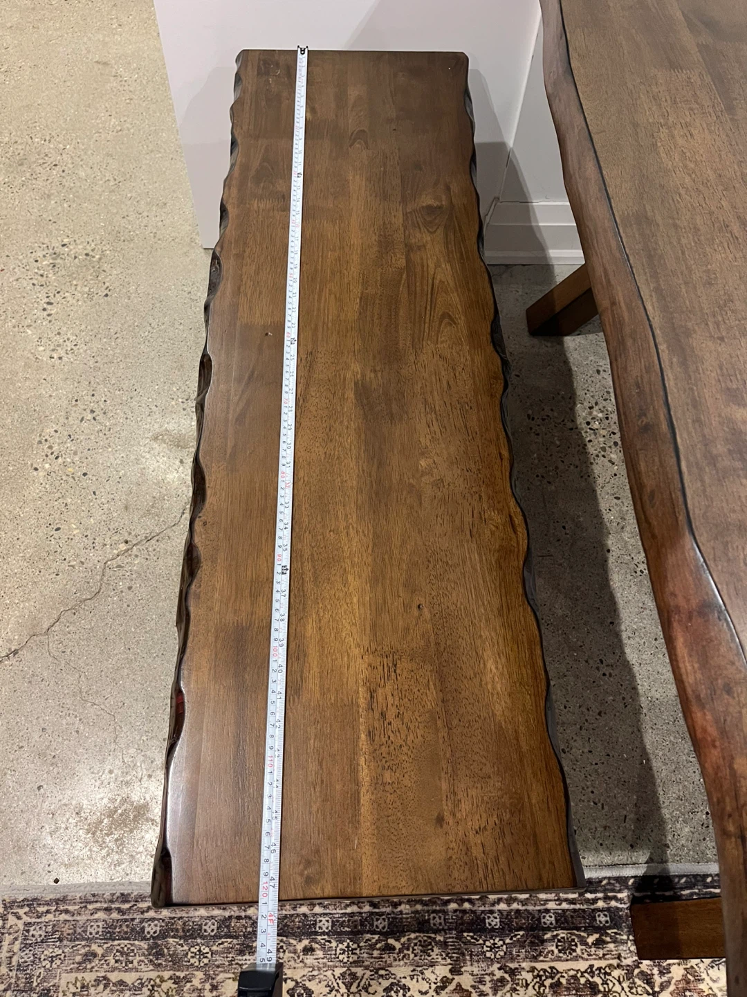 Solid Wood Dining Table & Bench - photo 4