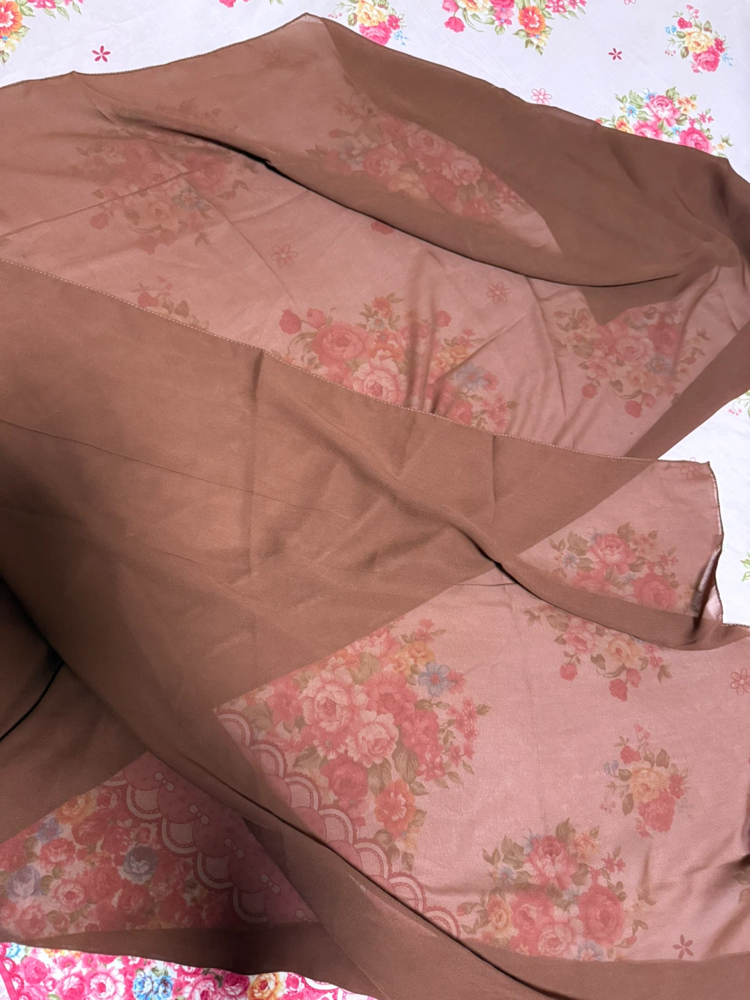 Brown Chiffon Scarf🤎 - photo 4