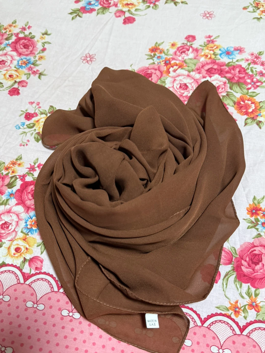 Brown Chiffon Scarf🤎 - photo 2