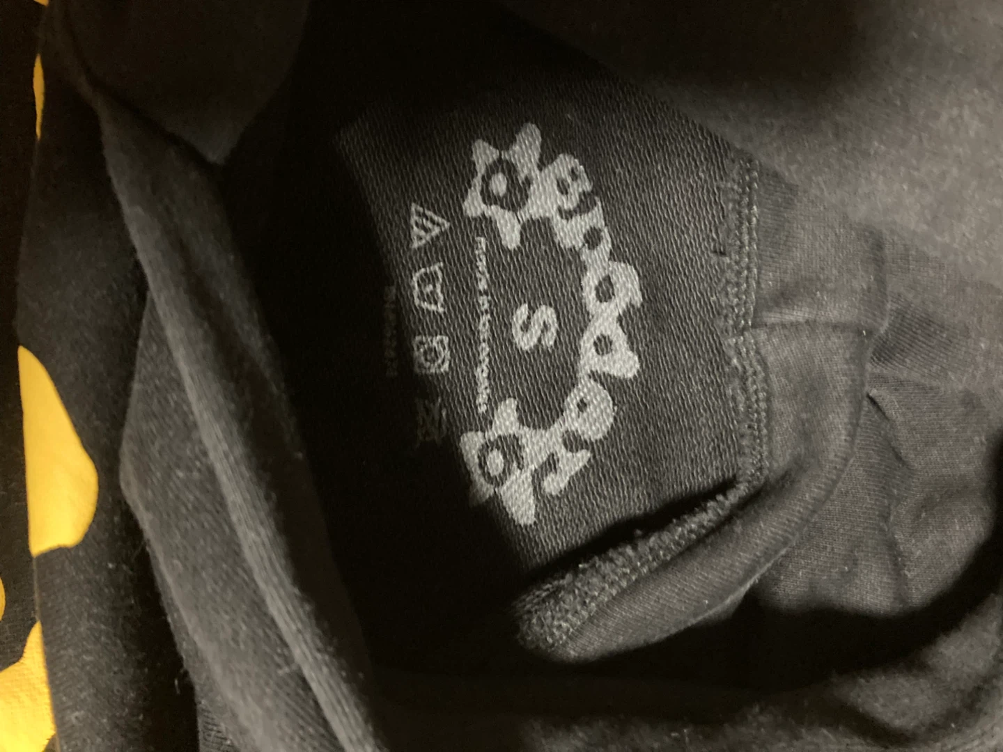 Sp5der hoodie black and yellow - photo 4