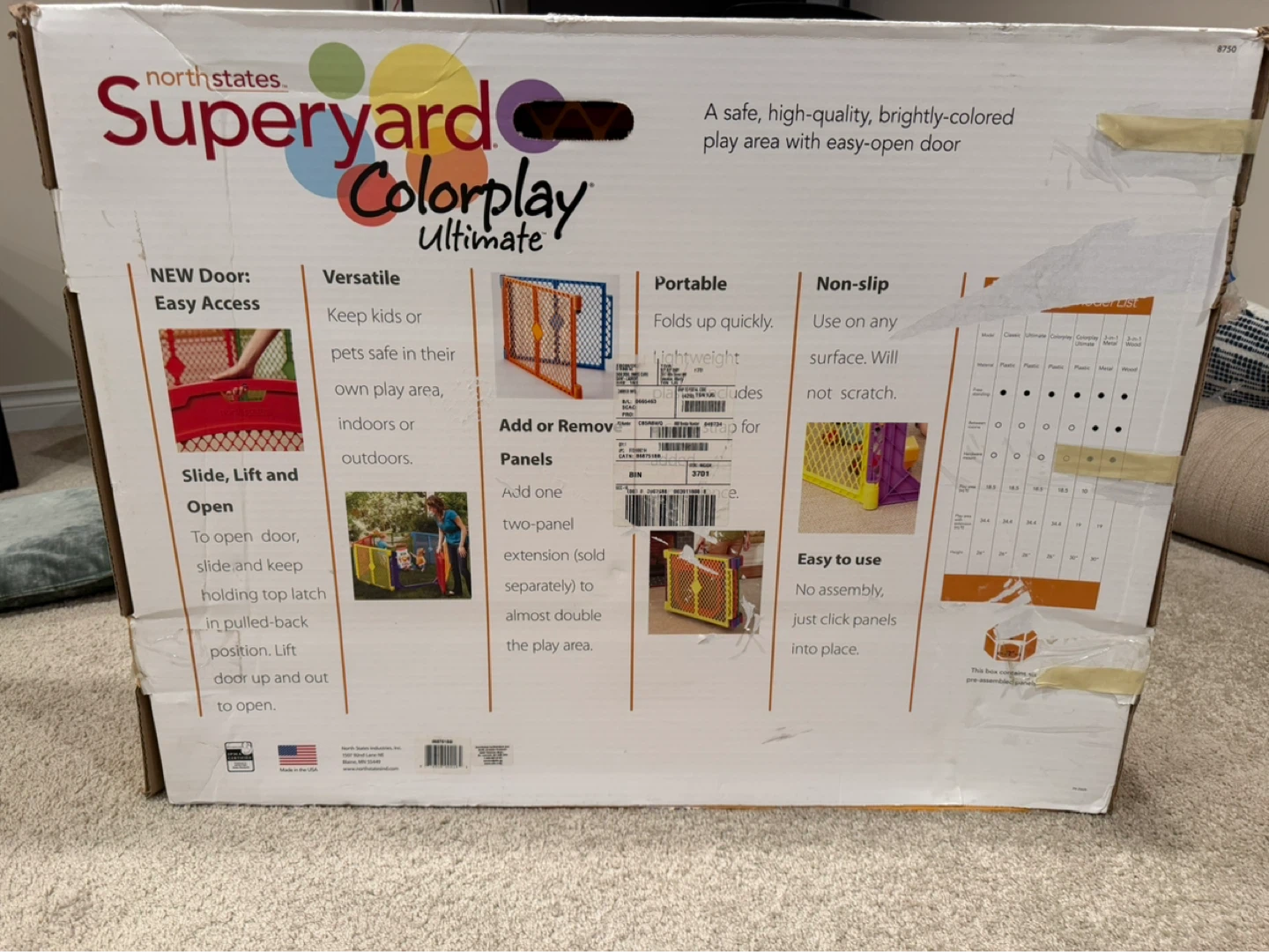 North States Superyard Colorplay Ultimate Playard