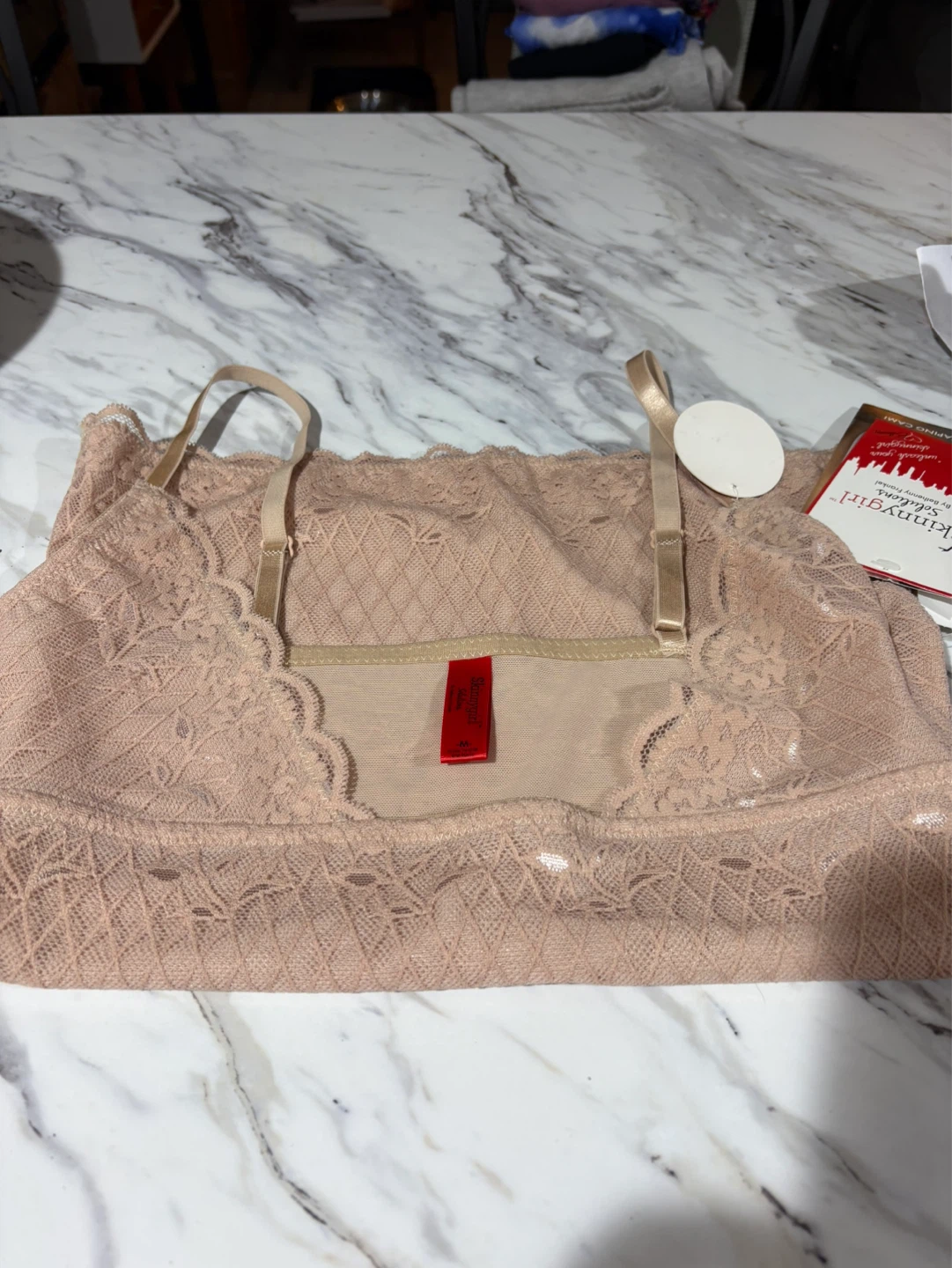 Skinnygirl Solutions WYOB Shaping Cami - Size M - Beige Lace - photo 3