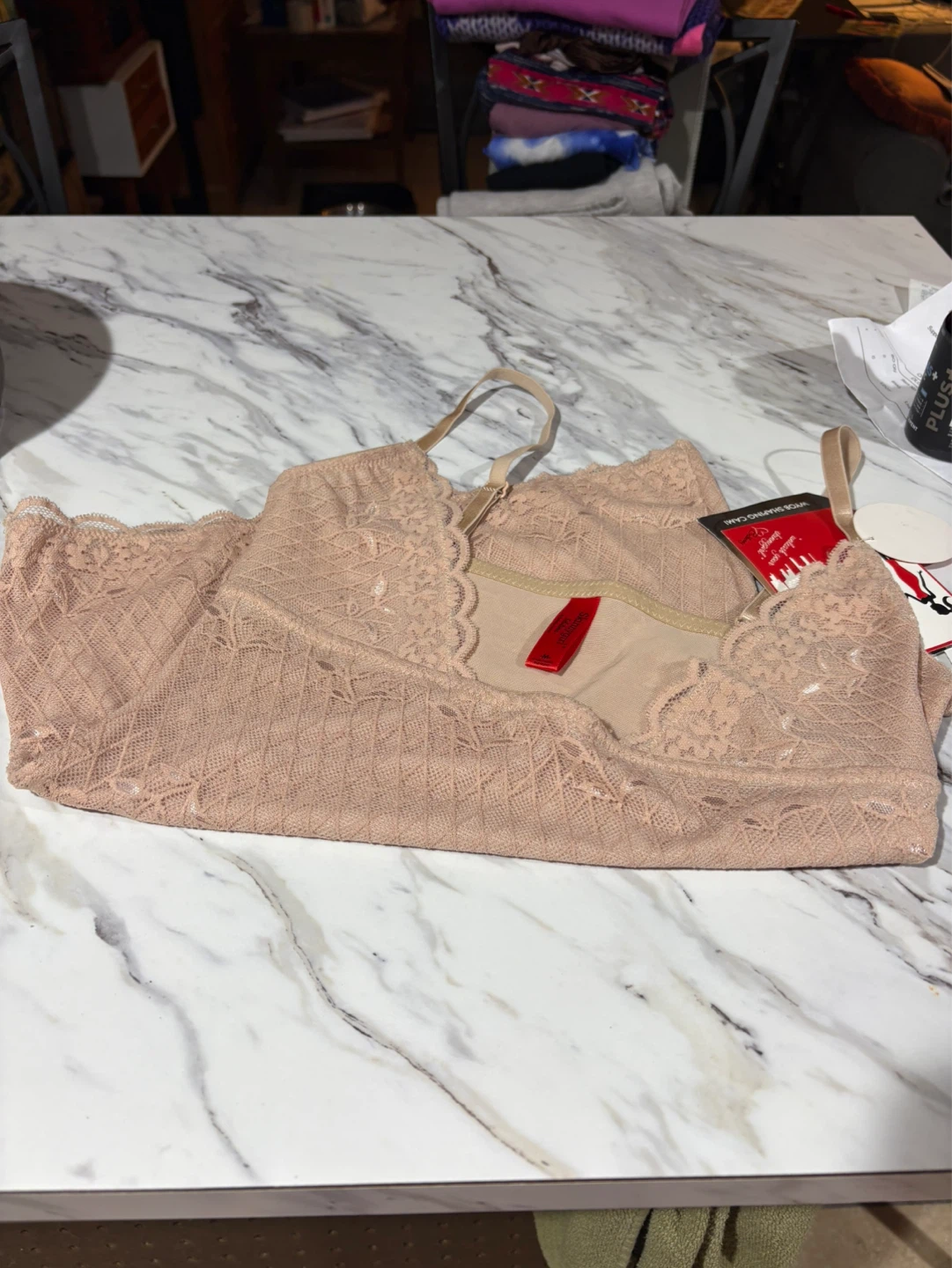Skinnygirl Solutions WYOB Shaping Cami - Size M - Beige Lace - photo 2