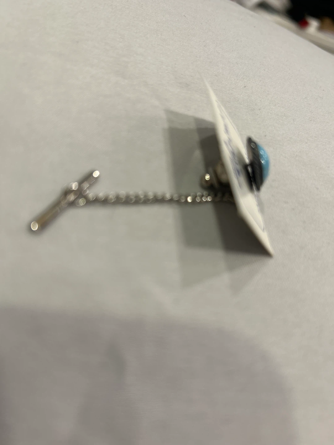 Santos Larimar Tie Tack Saint Thomas - photo 2