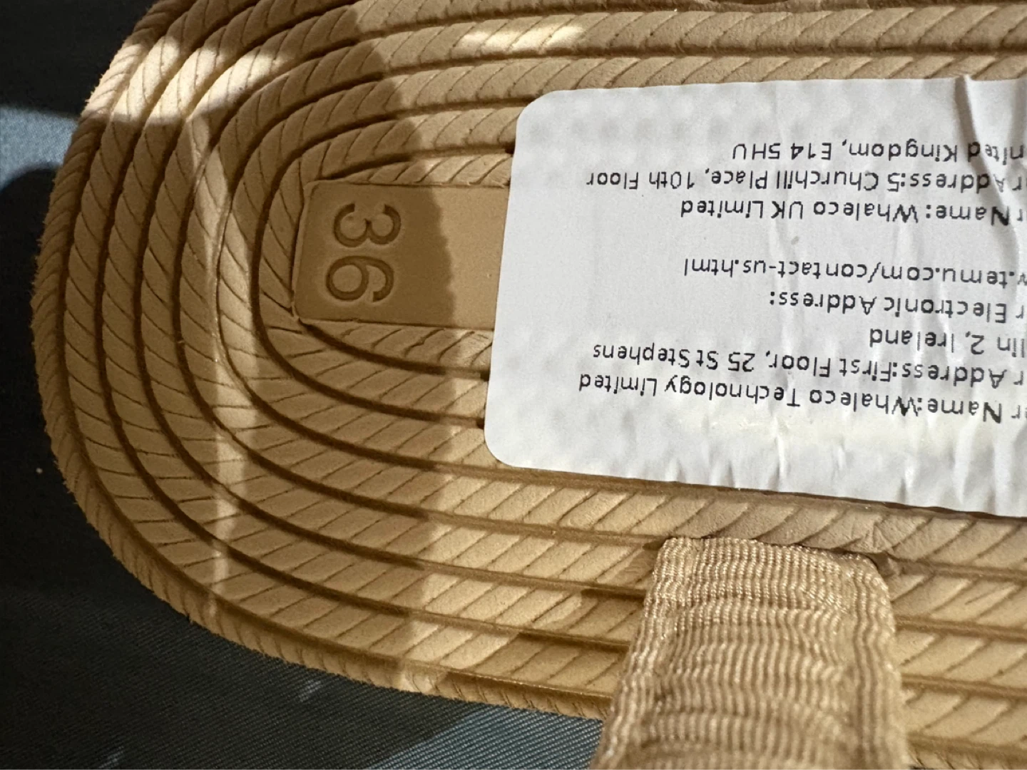 Women's Beige Strappy Sandals Size 36 - photo 3