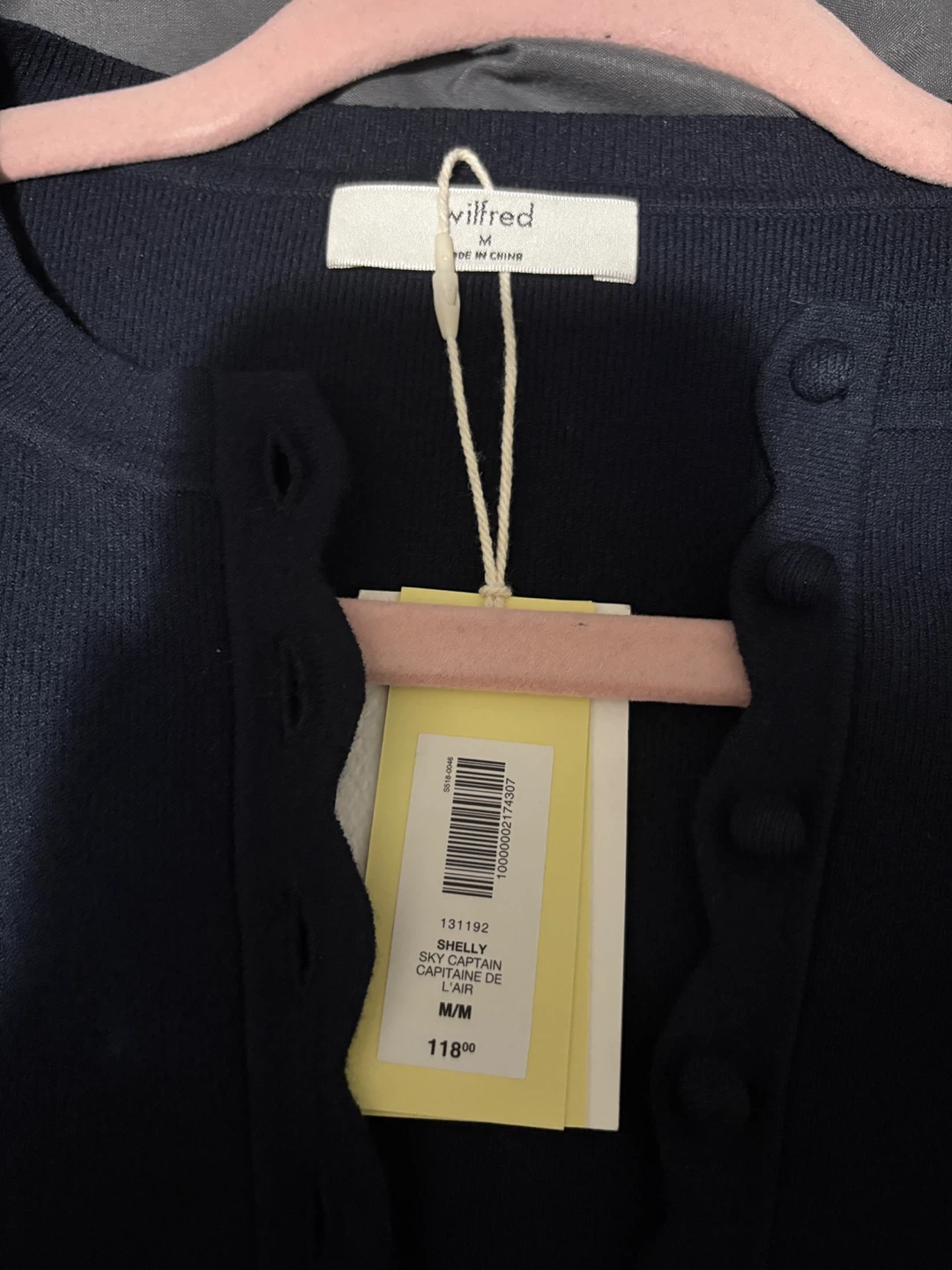 Aritzia Shelly Cardigan Sky Captain - photo 2