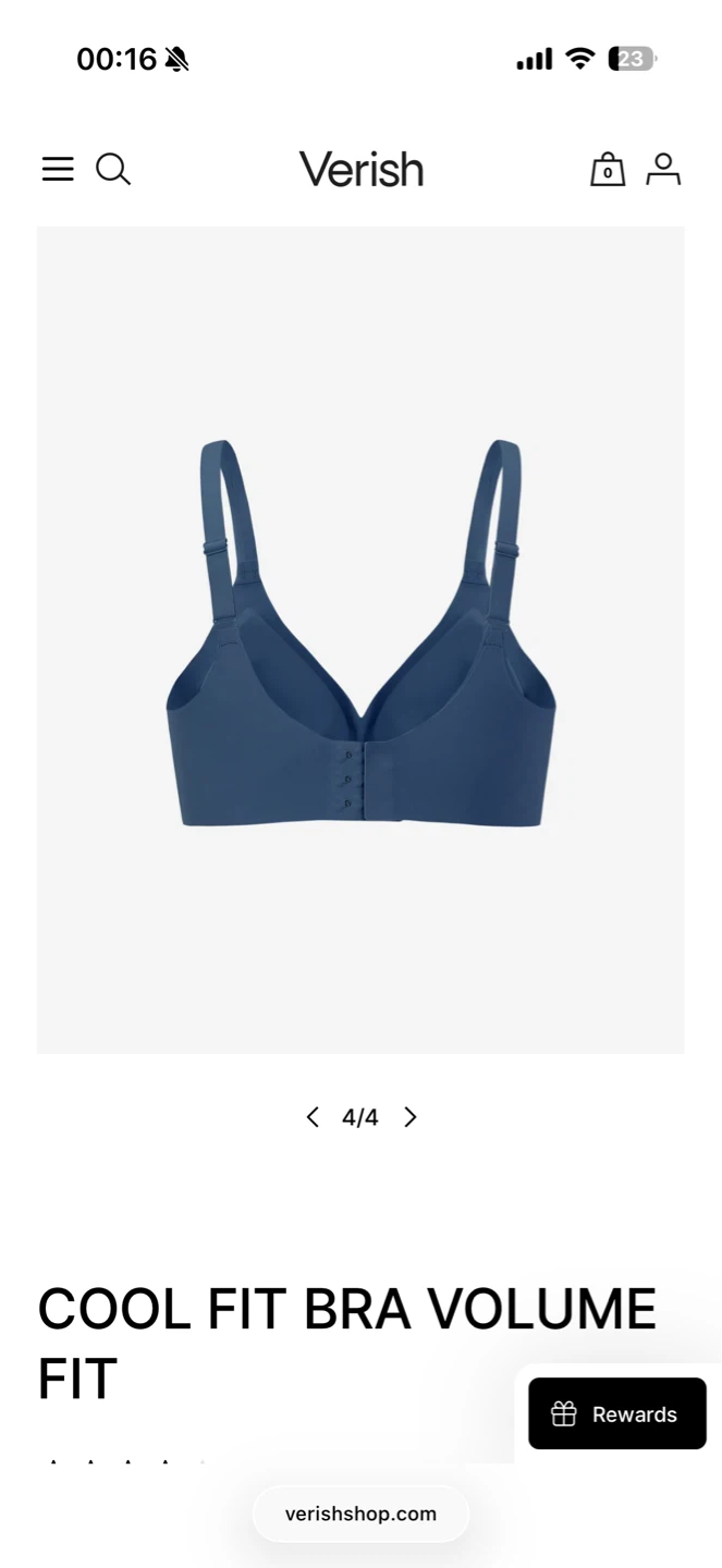 brand new Small Midnight Blue Verish Cool Fit Bra Volume Fit - photo 4