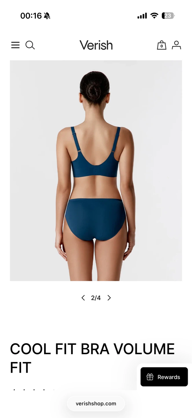 brand new Small Midnight Blue Verish Cool Fit Bra Volume Fit - photo 2