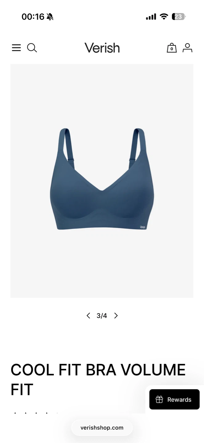 brand new Small Midnight Blue Verish Cool Fit Bra Volume Fit - photo 3