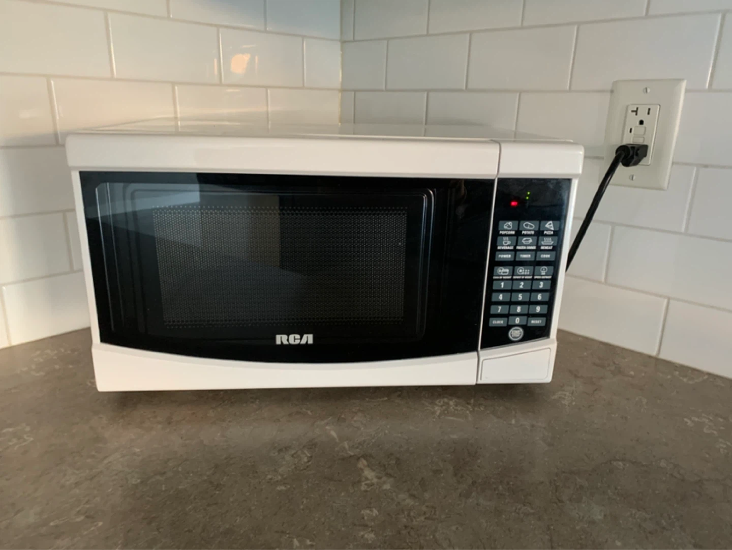 RCA White Microwave