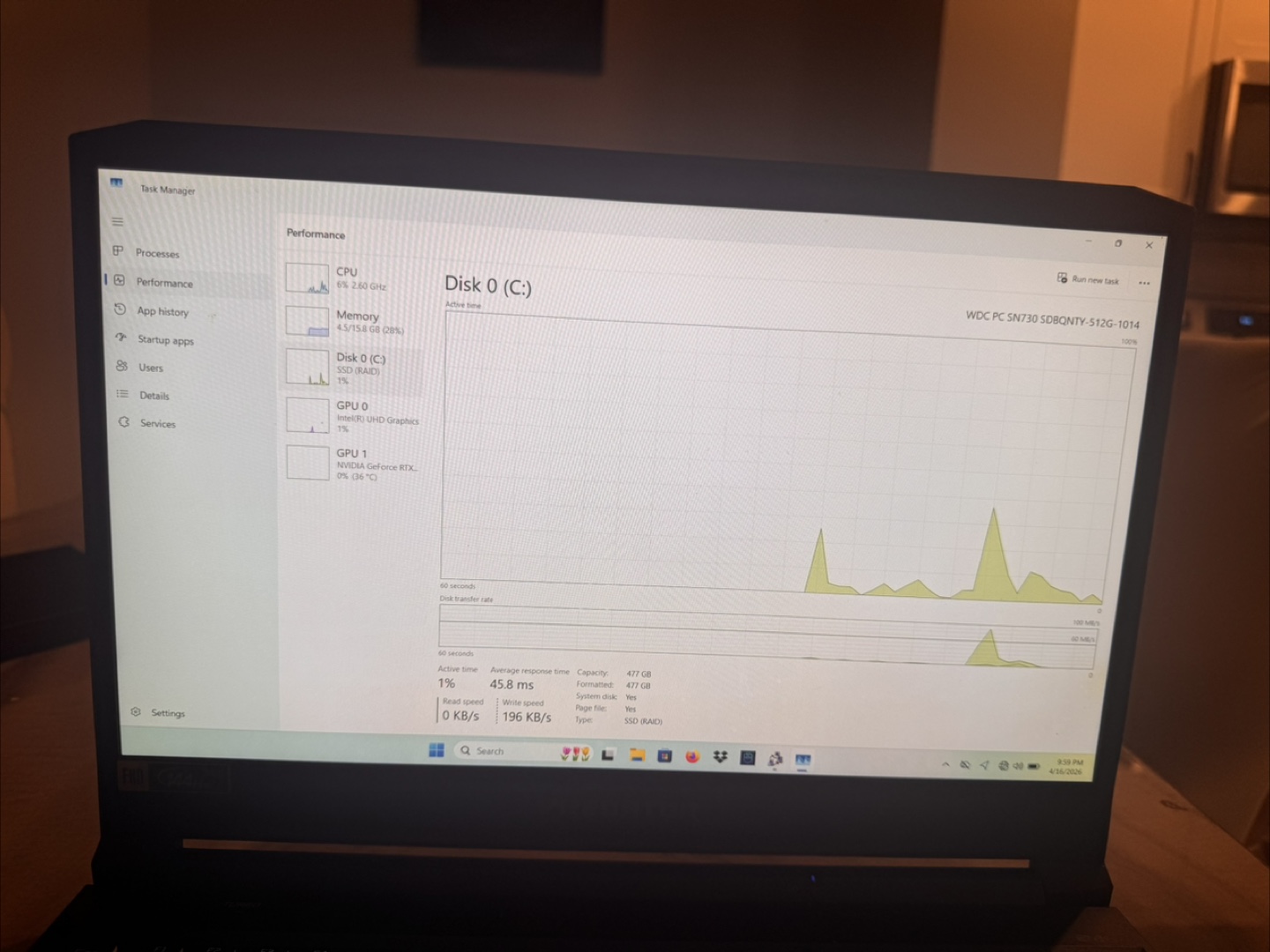 Acer predator gaming laptop  RTX 3060 - photo 5