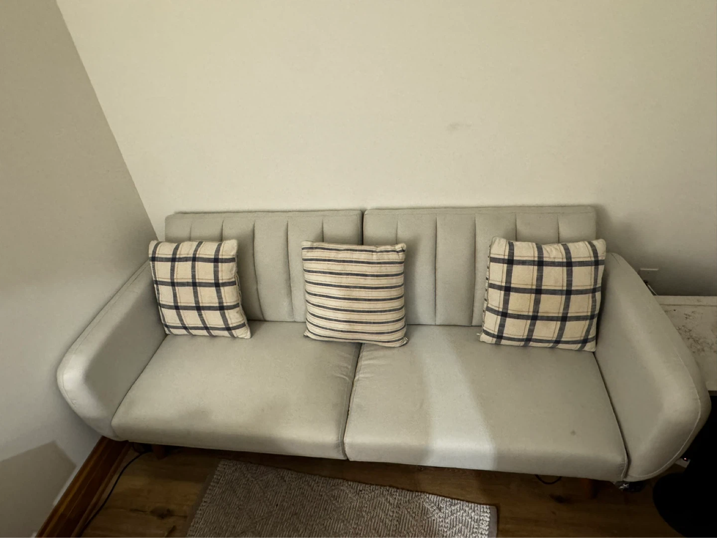 Light Beige Sofa & Bed