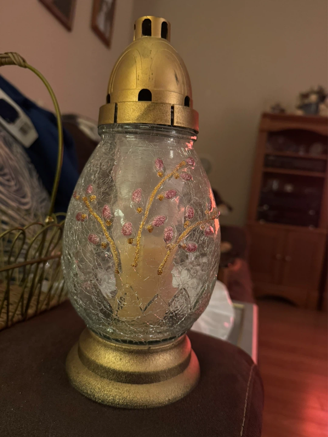 Glass Candle Holder Lantern