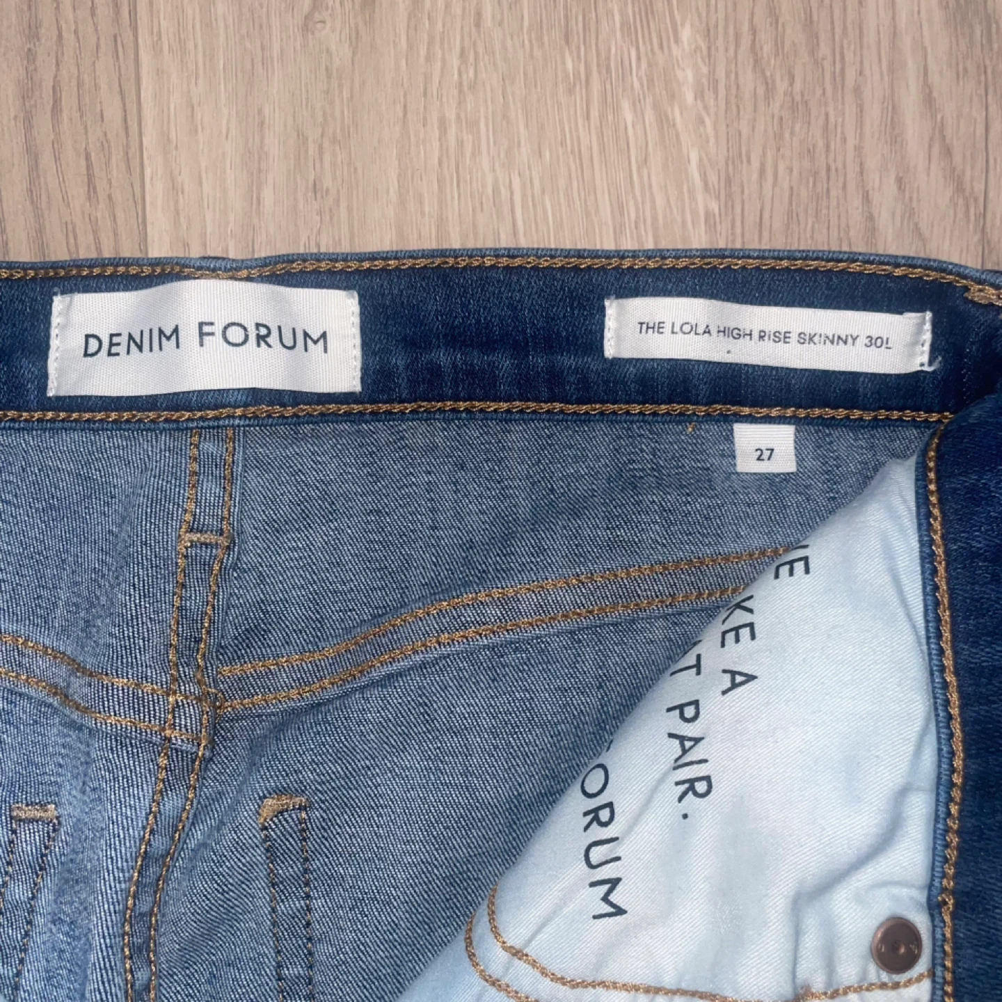 Denim Rise Skinny Jeans - photo 3