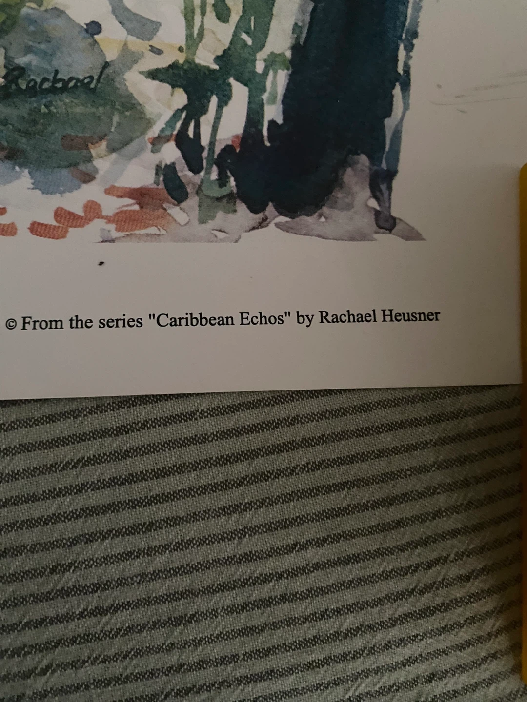Rachael Heusner "Summer Day" Print - Caribbean Echos Series - photo 2
