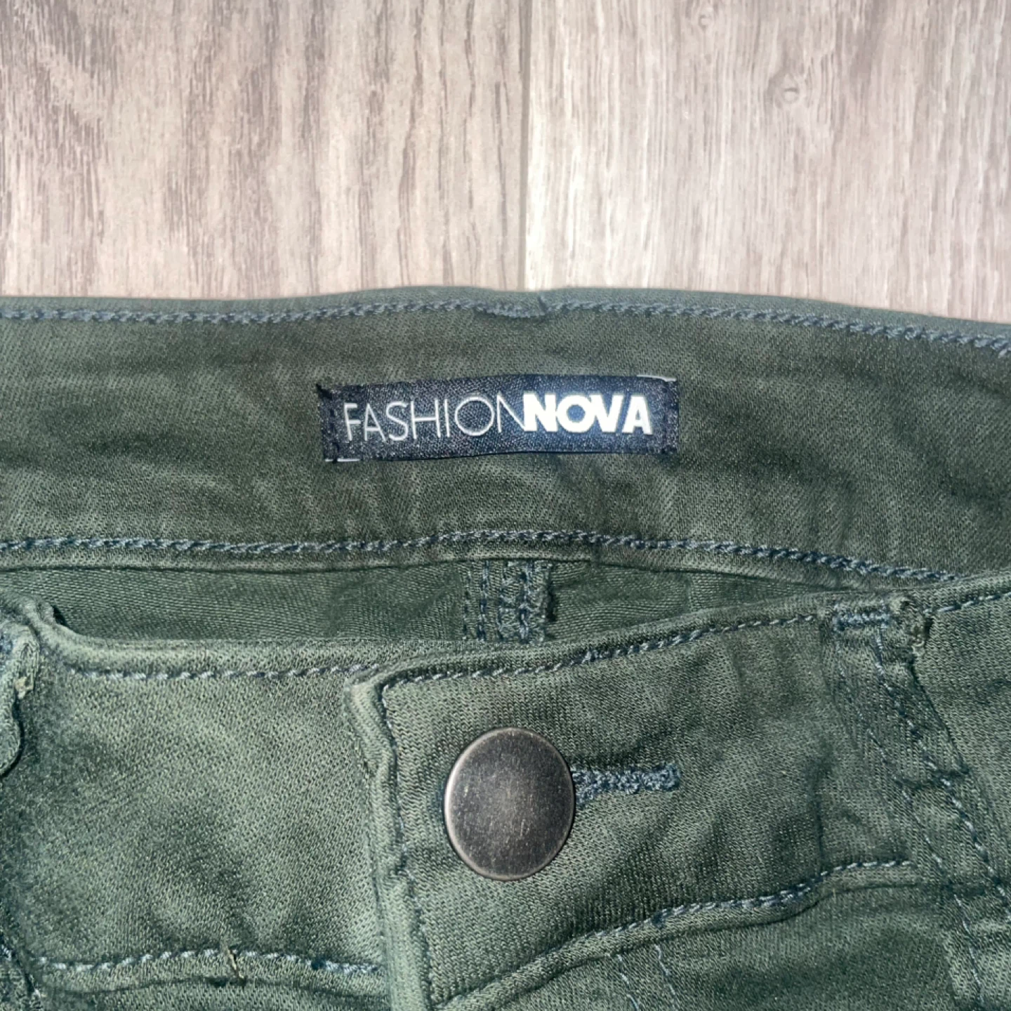 Fashion Nova Green Jeans - photo 3