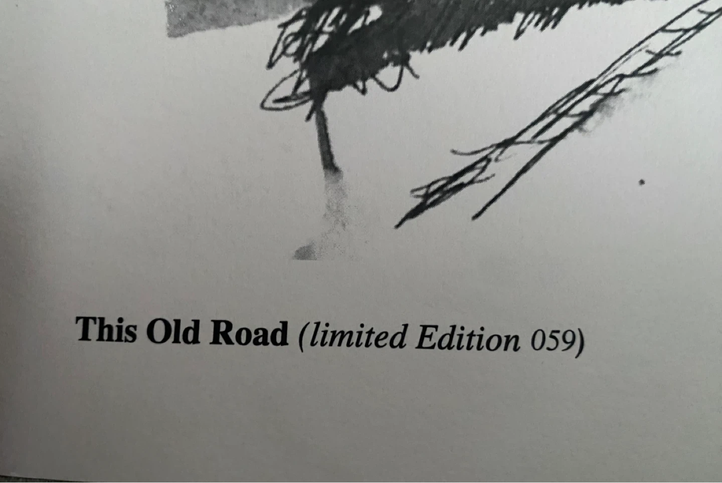 This Old Road limited edition print by Rachel Heusner - photo 2