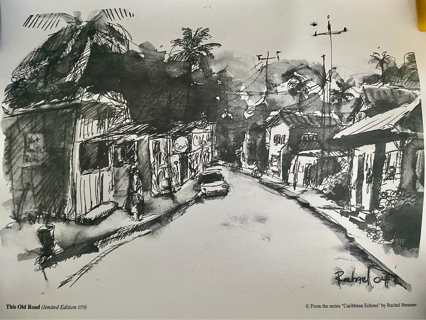 This Old Road limited edition print by Rachel Heusner