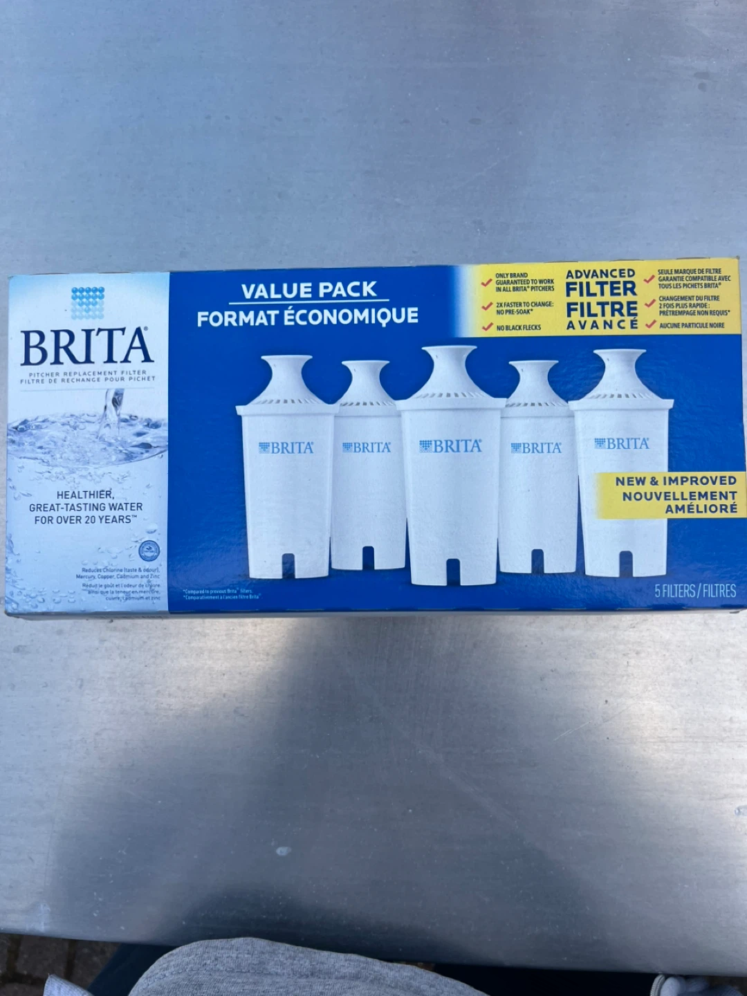 Brita Advanced Water Filter Value Pack - 5 Filters
