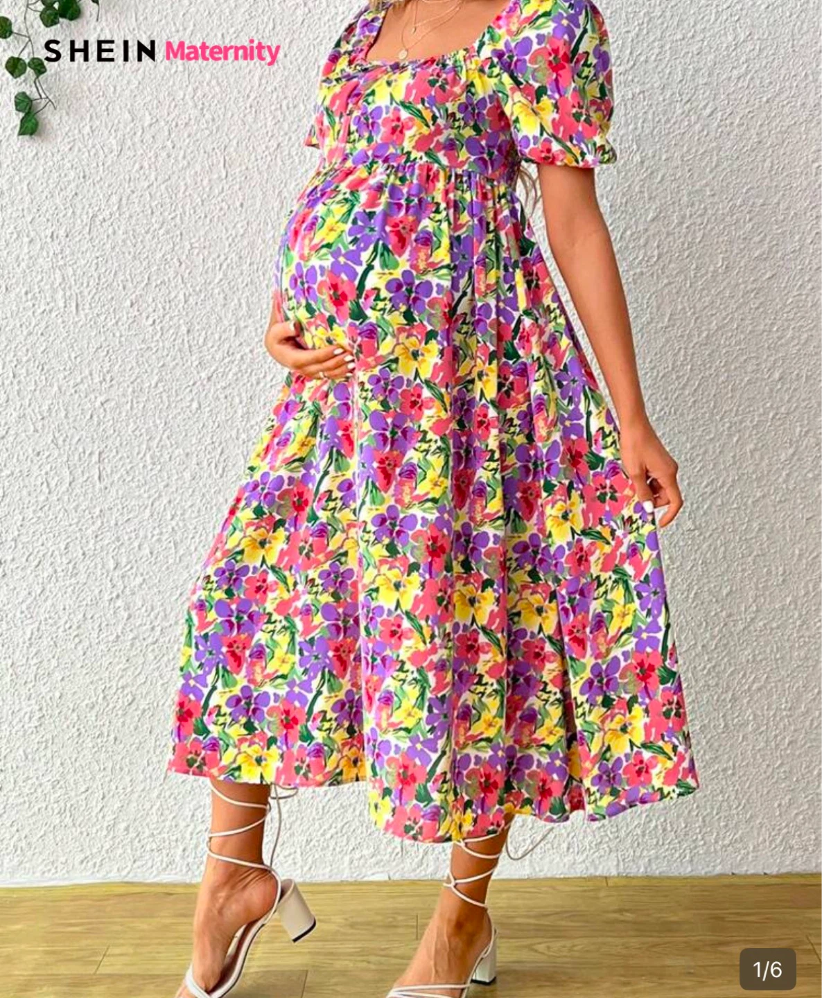 Shein Maternity Floral Print Maxi Dress - photo 3