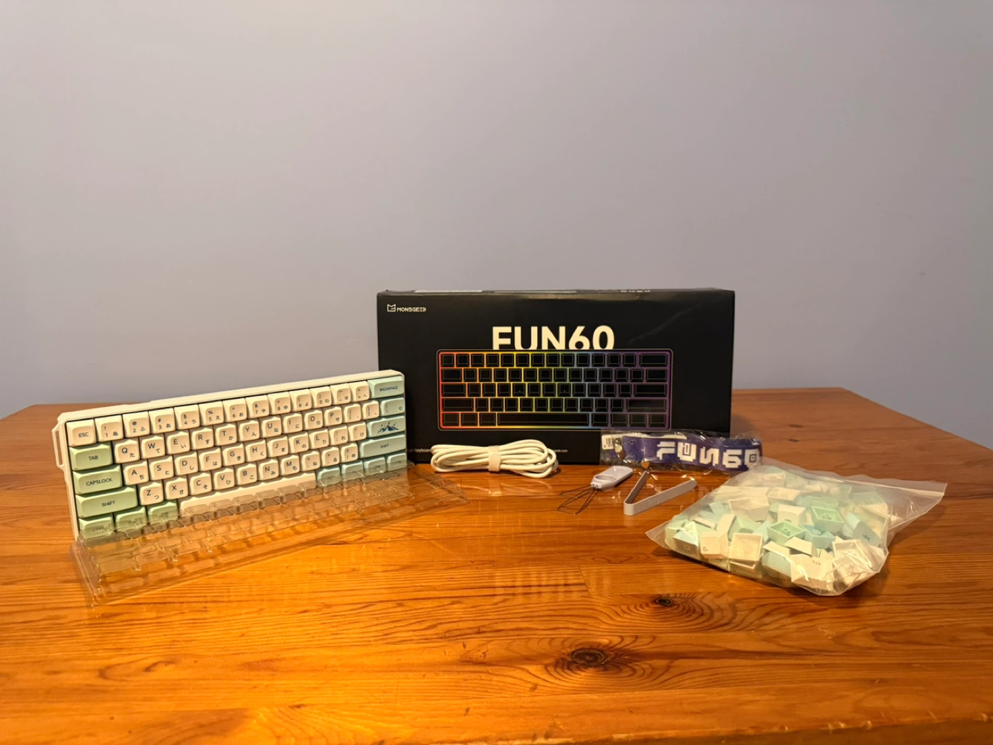Akko x MonsGeek FUN60 Ultra TMR Gaming Keyboard (Modded)